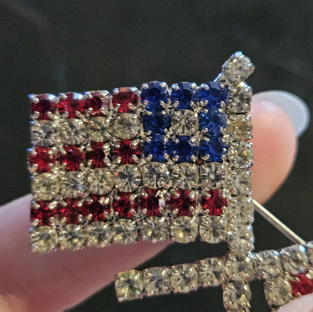 American Flags Pin - Picture 3 of 3